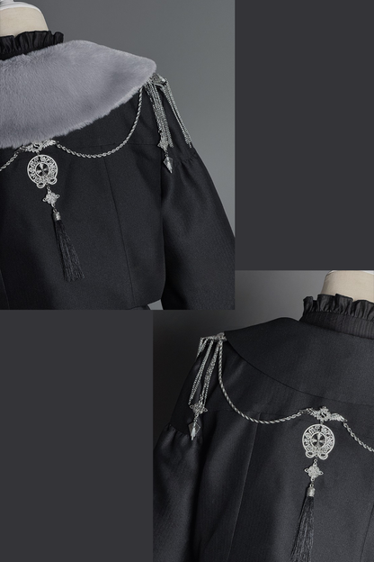 【1月8日予約締切】ダークナイトバトラーゴシックシリーズファーカラー付きショートジャケット