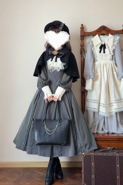 레트로 로리타 원피스 + 앞치마
