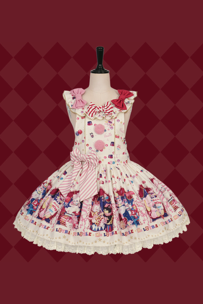 サーカスサスペンダーロリータドレス＋スカート