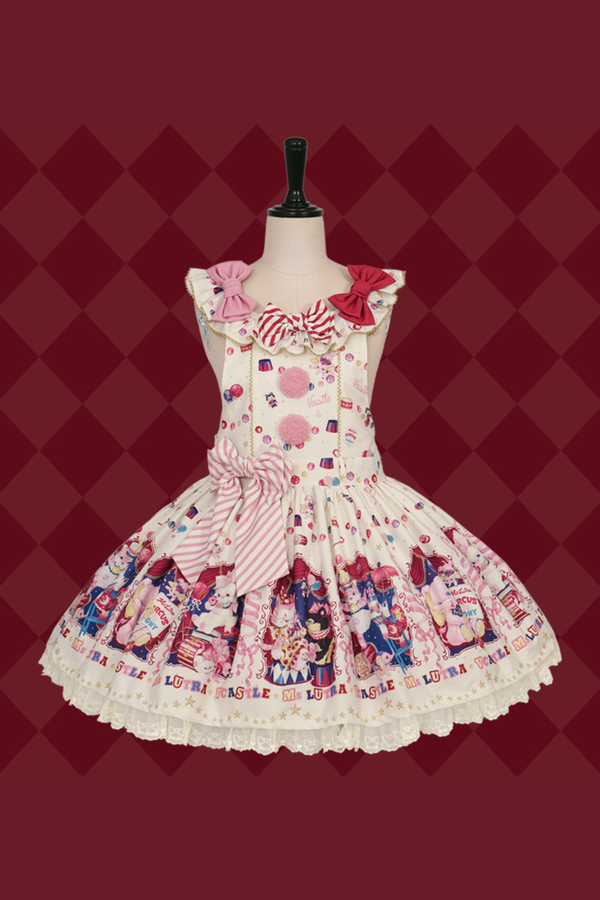 サーカスサスペンダーロリータドレス＋スカート