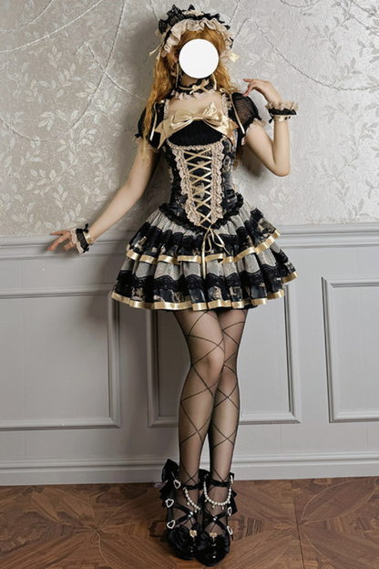 【4月3日予約締切】ギルデッドファンタジーロリータドレス+ジャンパースカート