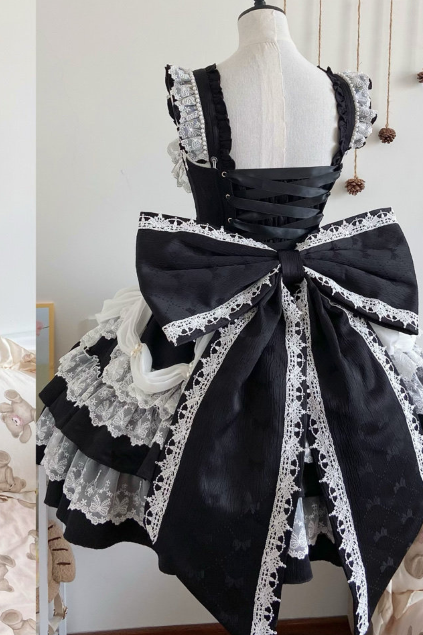 スイートフリルケーキロリータドレス