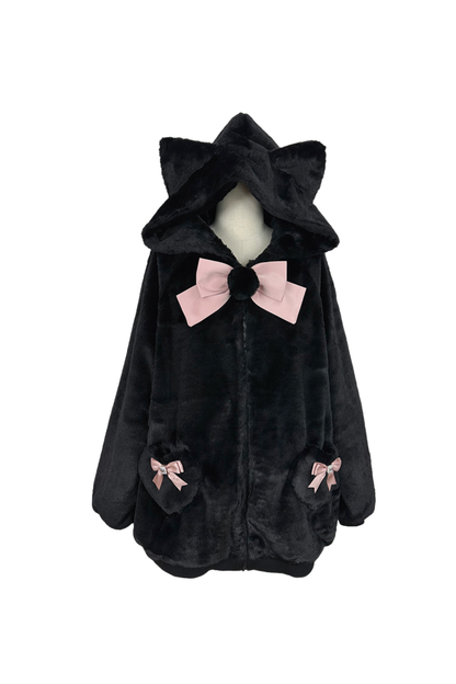 猫耳ぬいぐるみフードジャケット