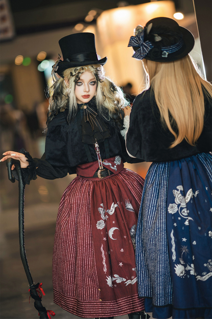 魔法学園レトロエレガントロリータジャンパースカート