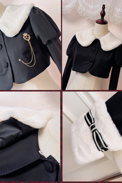 【1月13日予約締切】Honor Guard Ceremonyファーカラー付きショートジャケット