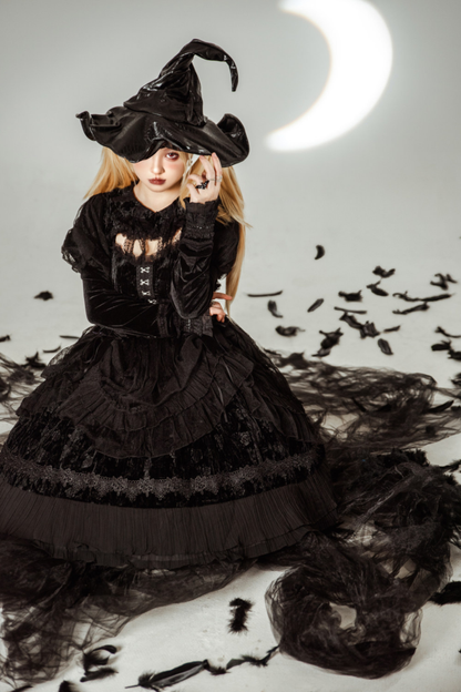 Gothic Chic Doll Lolita Dress + Short Jacket