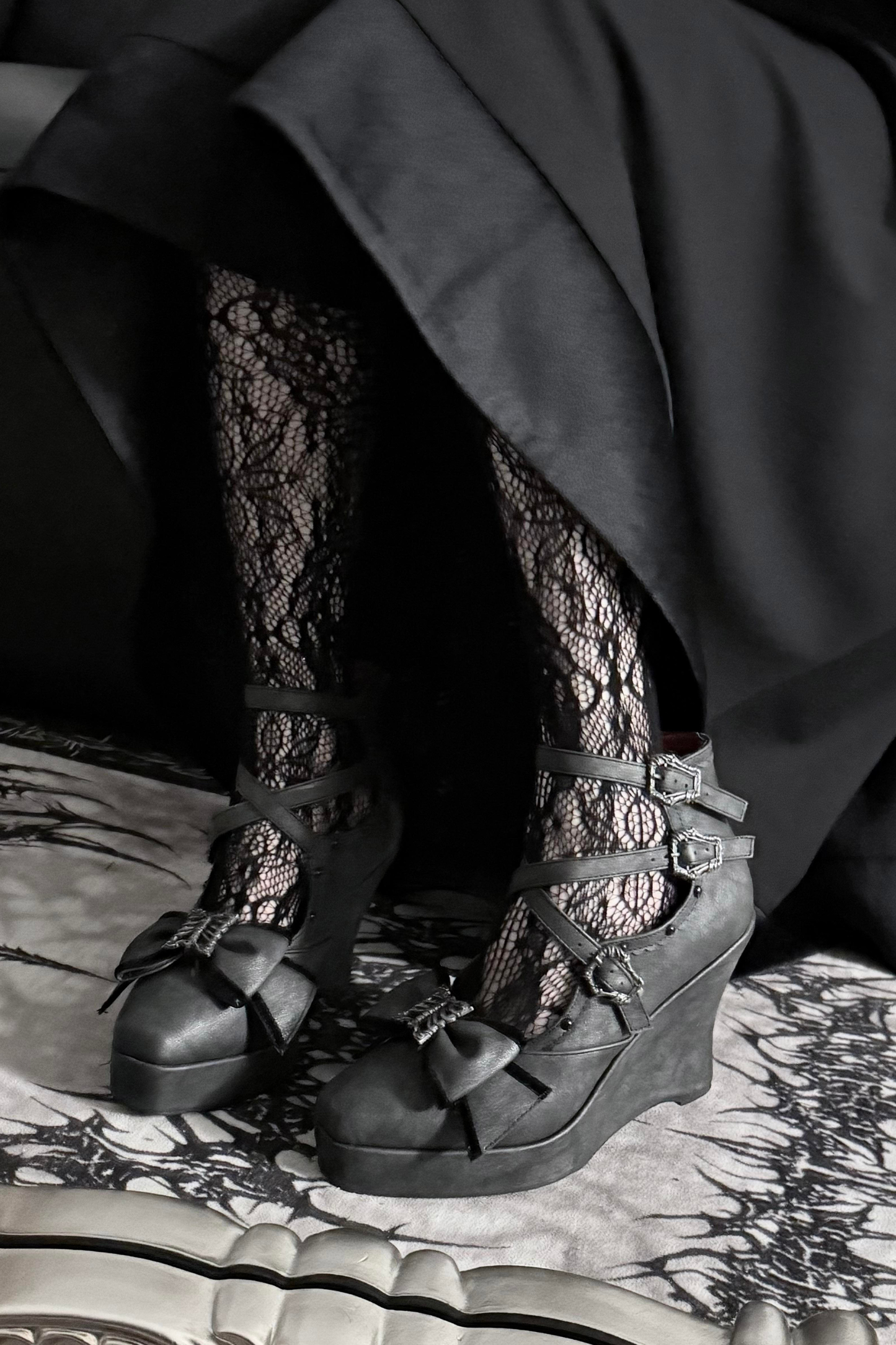 【3月30日予約締切】ダークラブリーボックスリボンシューズ