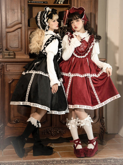 Gothic Doll Velvet Dress