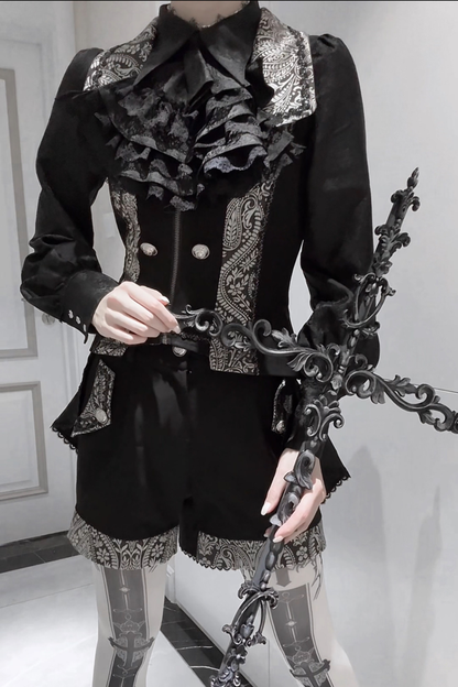 Dark Prince Lolita Jacket + Shirt + Pants + Vest