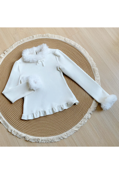 チェックドールジャンパースカート+リボンブローチ+ピン+ラブブローチ+ショール+トップス+レッグカバー