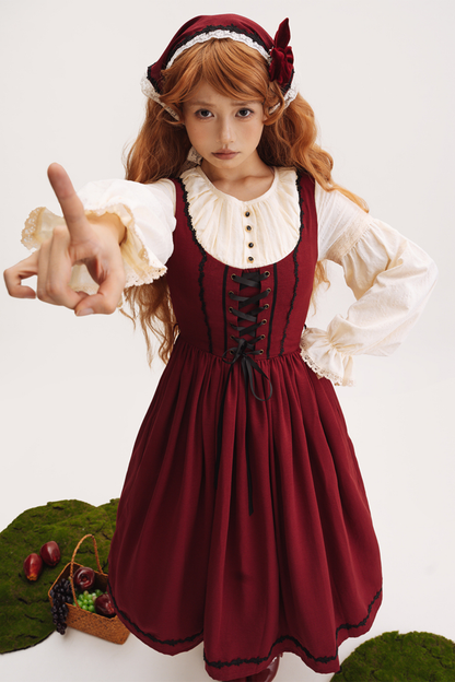 スケッチワイルドローズエレガントロリータドレス