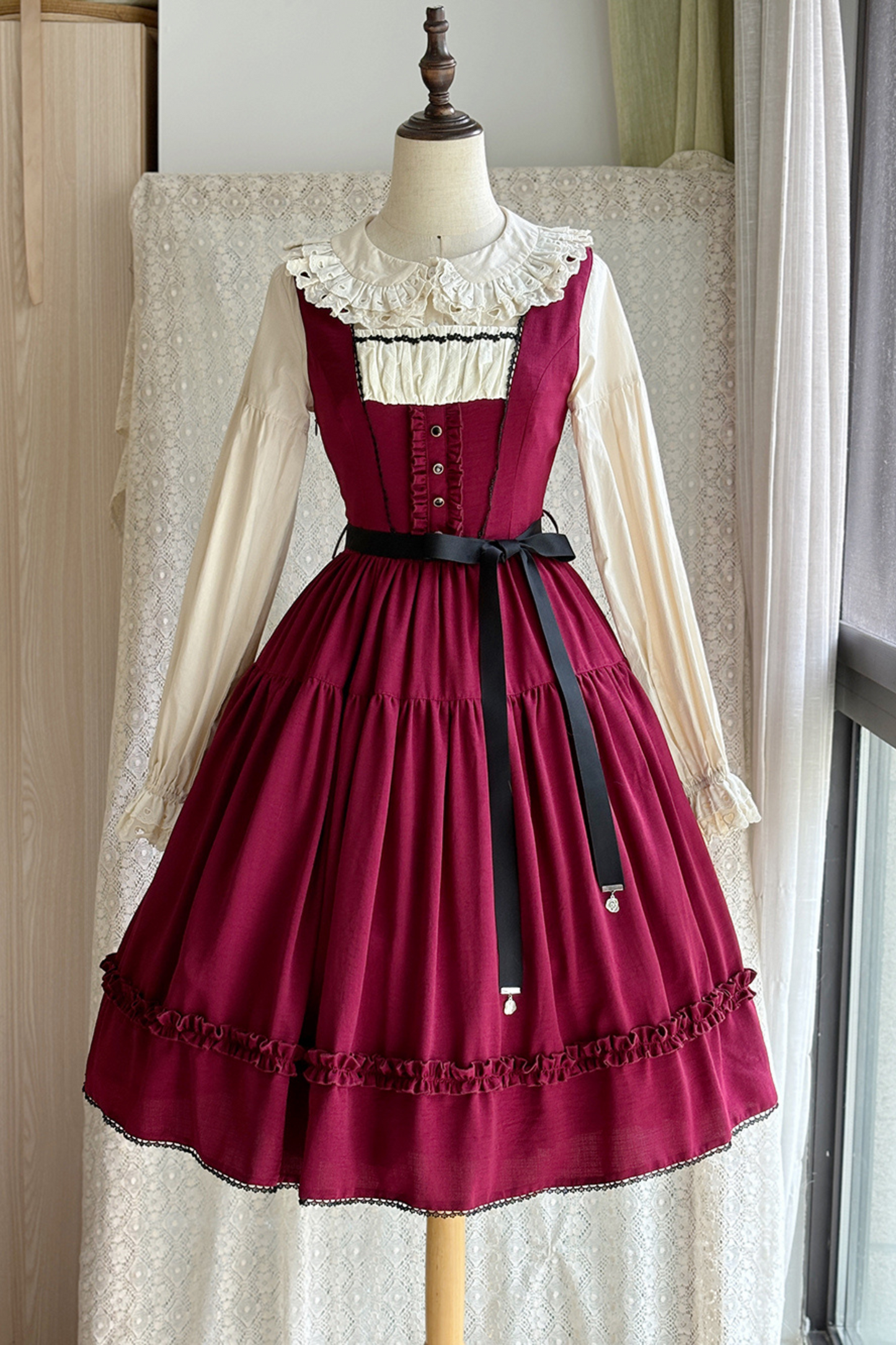 Sketch Wild Rose Elegant Lolita Jumperskirt