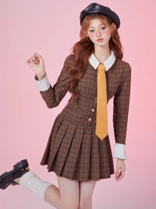 Maillard College Check Dress