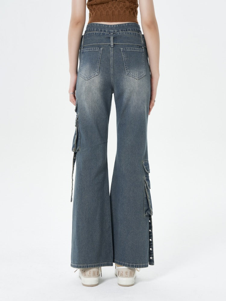 Retro Wash Streuse Pocket Old Jeans