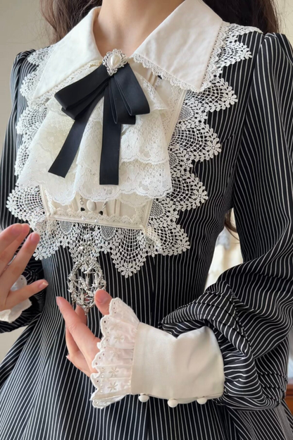 레트로 로리타 원피스 + 앞치마