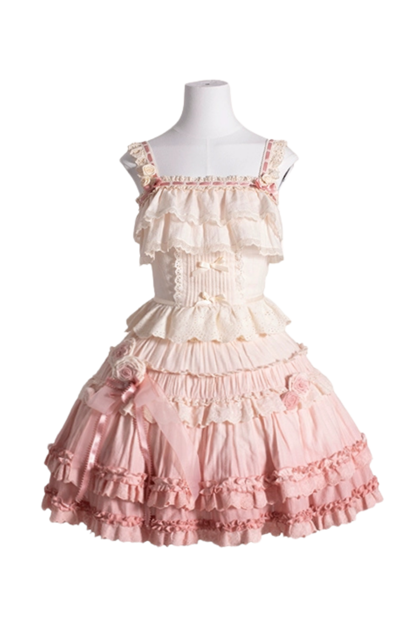 [Reservation Product] Frilled Gradient Princess Lolita Dress Set