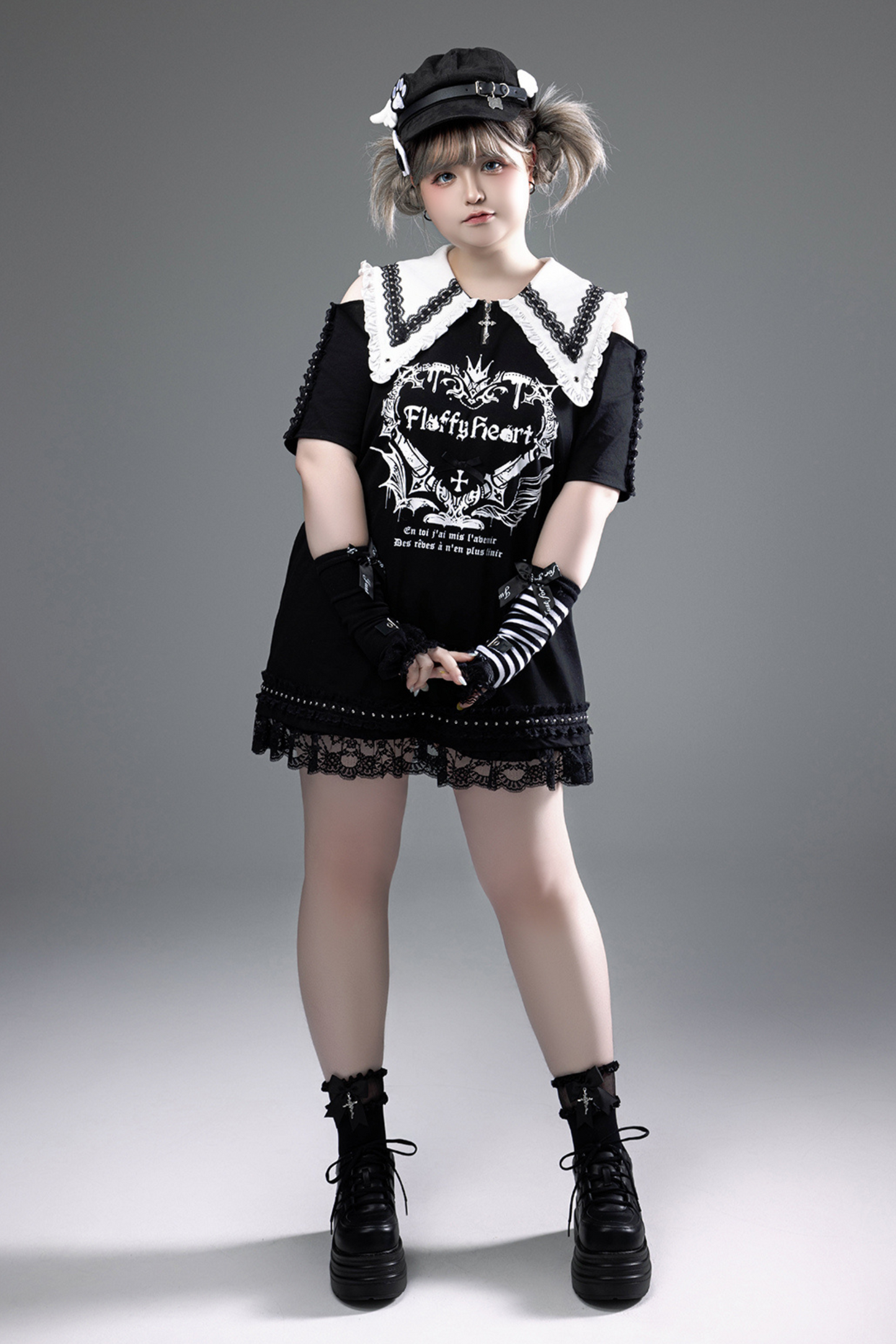 Witch Apprentice Subculture T-shirt Dress + Suspender Apron