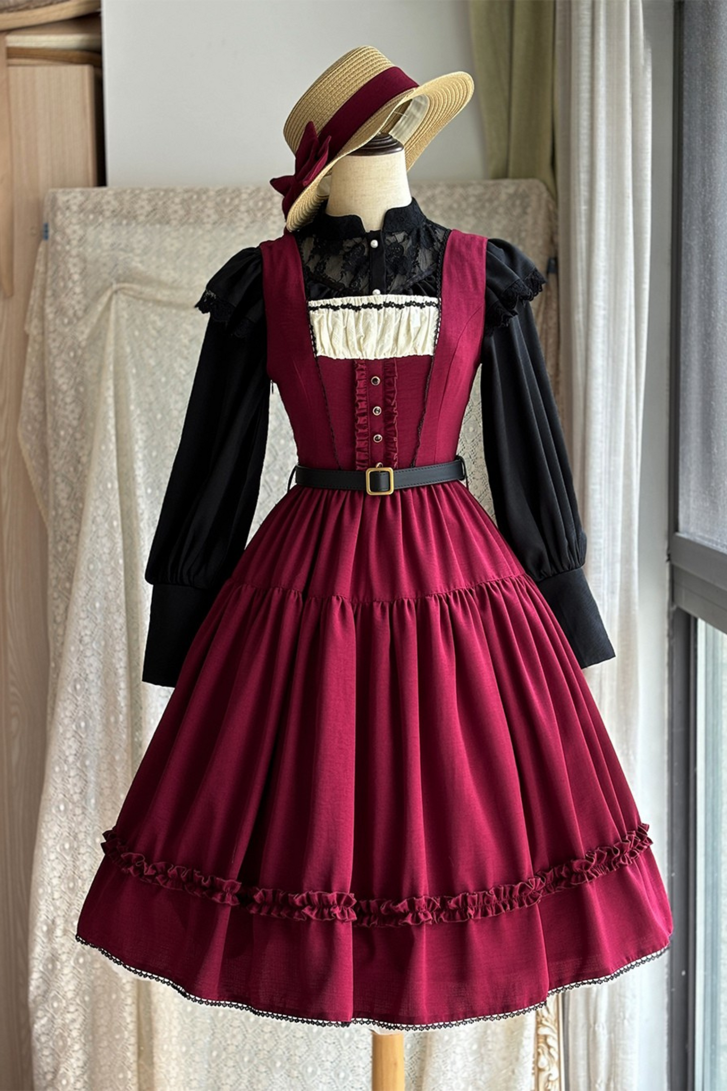 Sketch Wild Rose Elegant Lolita Jumperskirt