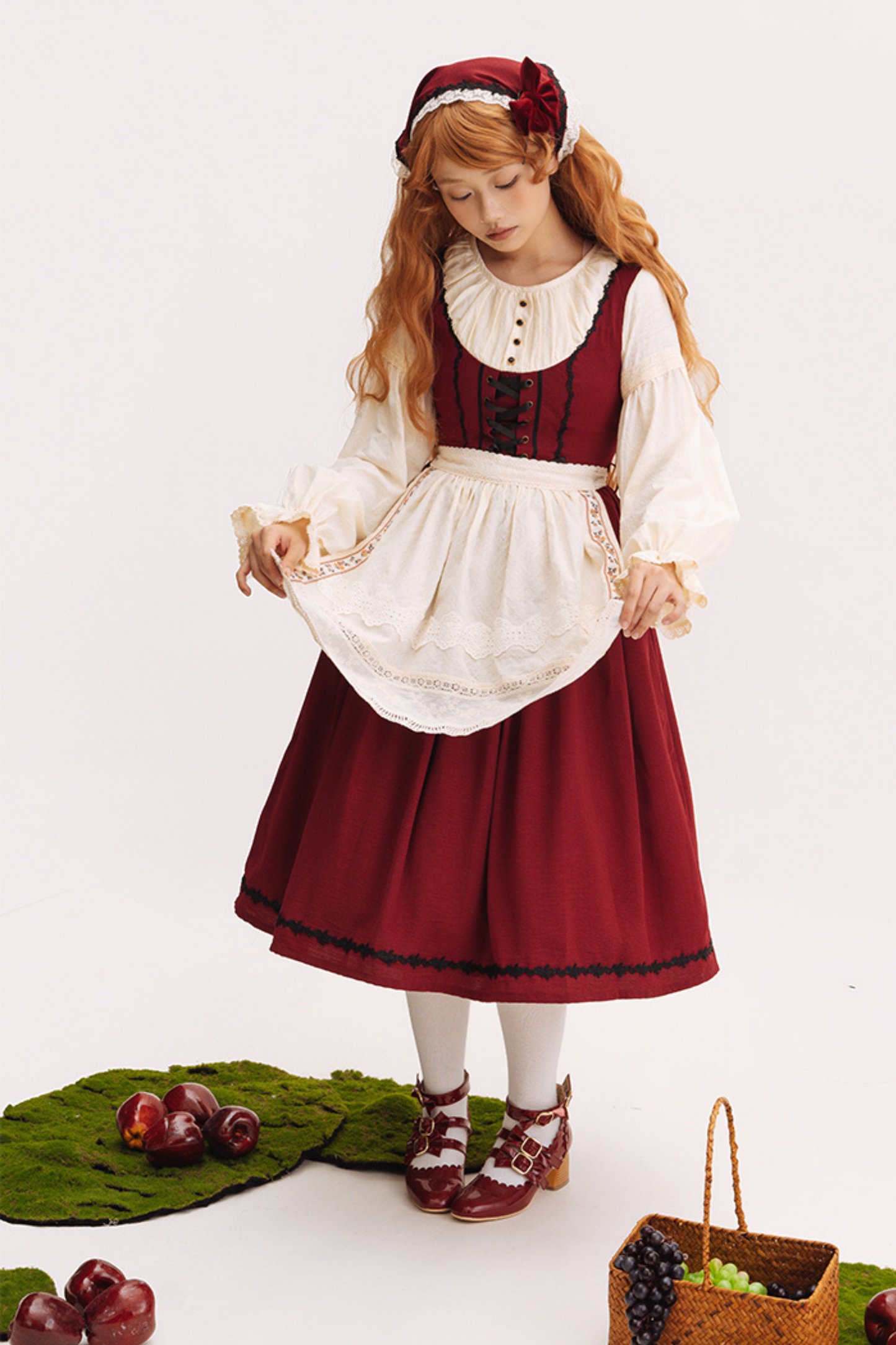 スケッチワイルドローズエレガントロリータドレス