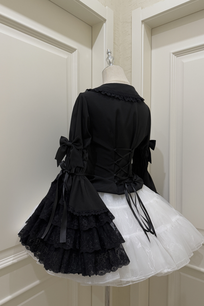 プリンセスリボンフリルスリーブシャツ