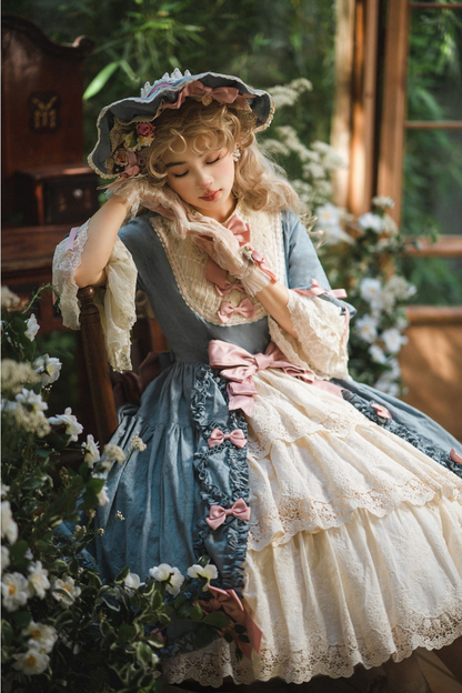 エレガントプリンセススリーブロリータドレス