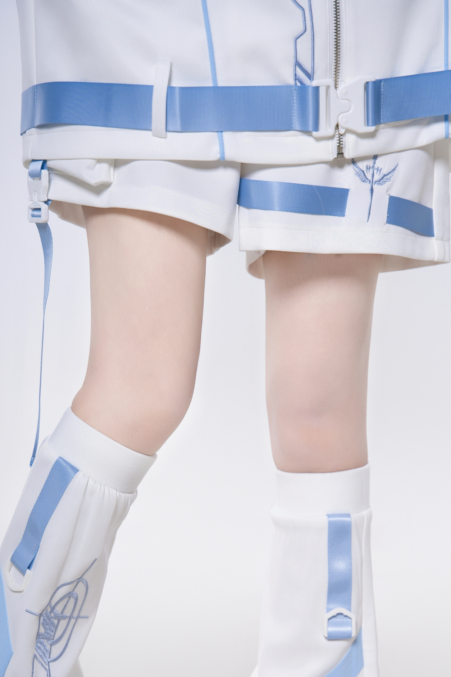 サイバーサブカルジャージジャケット+ショートパンツ+レッグカバー