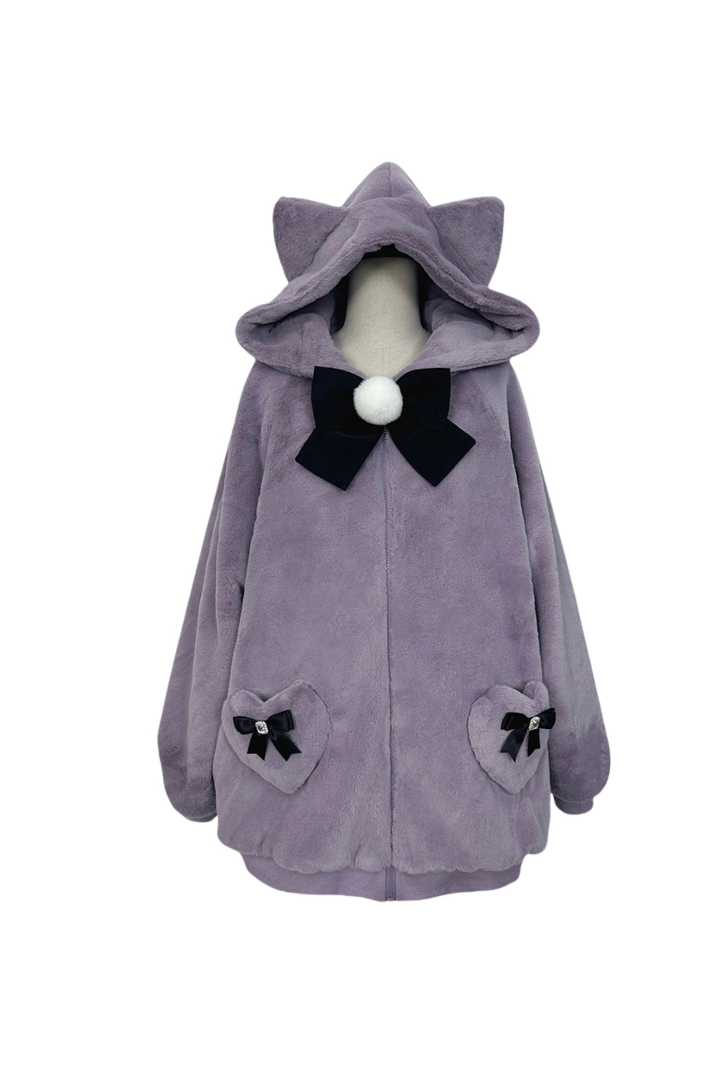 猫耳ぬいぐるみフードジャケット