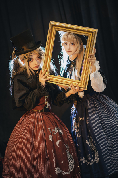 魔法学園レトロエレガントロリータジャンパースカート