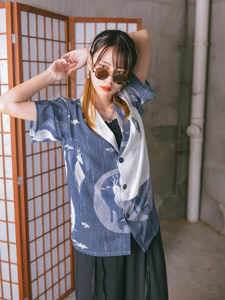 China Mode Chiffon casual shirt