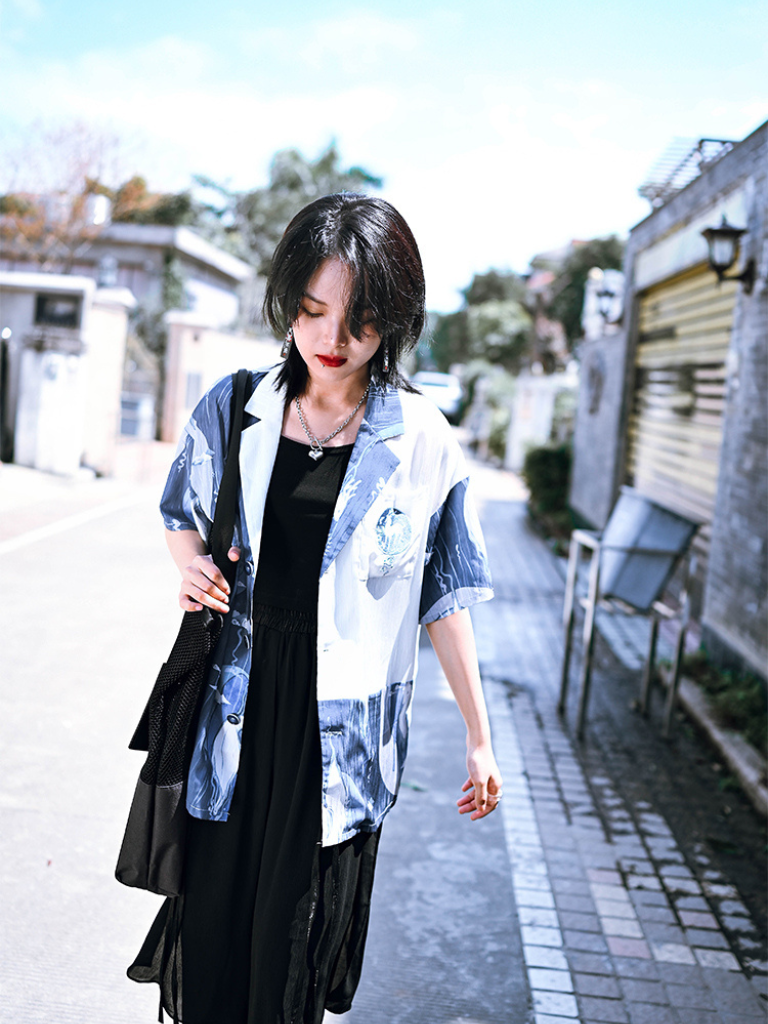 China Mode Chiffon casual shirt