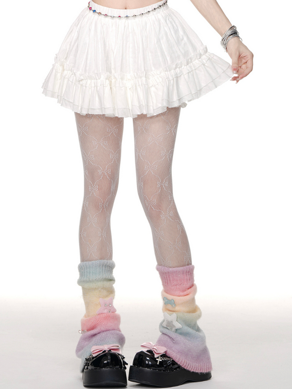 サマー ホワイト スリム チュチュスカート