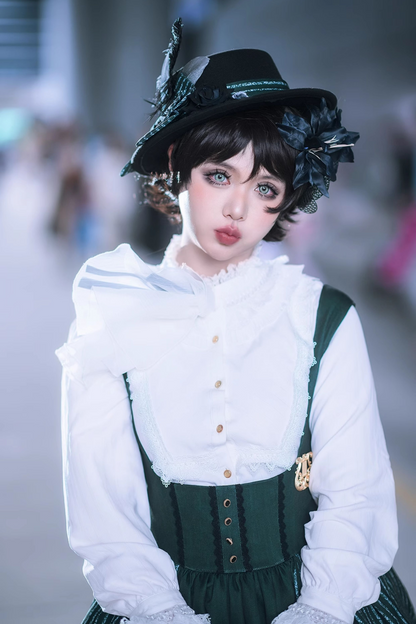 魔法学園レトロエレガントロリータジャンパースカート