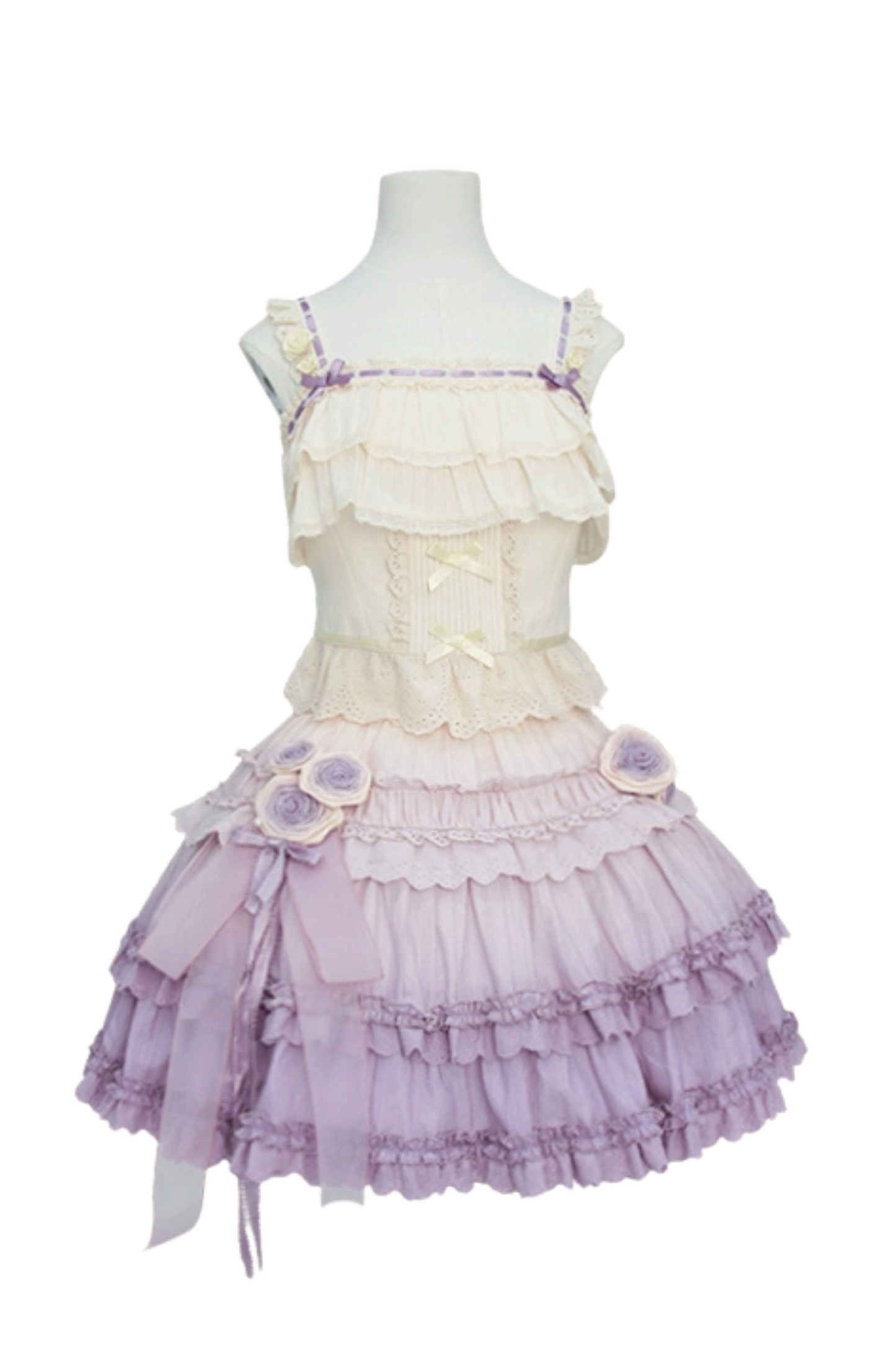 [Reservation Product] Frilled Gradient Princess Lolita Dress Set