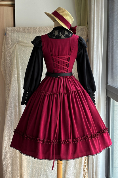 Sketch Wild Rose Elegant Lolita Jumperskirt