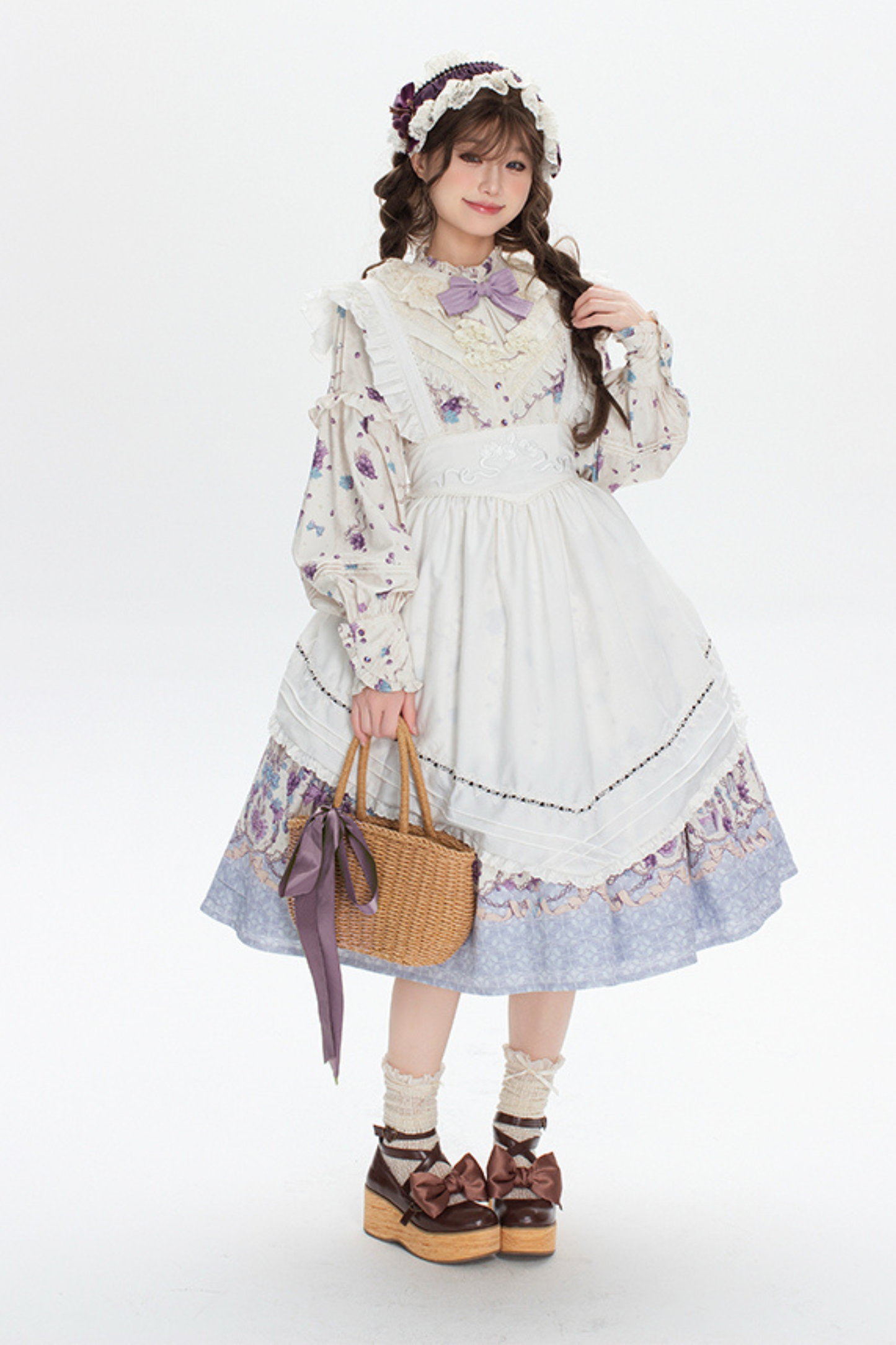 ワイナリーレトロベアロリータドレス