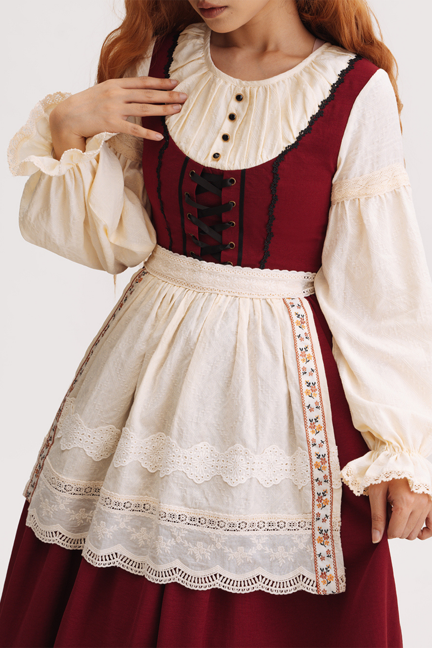 スケッチワイルドローズエレガントロリータドレス