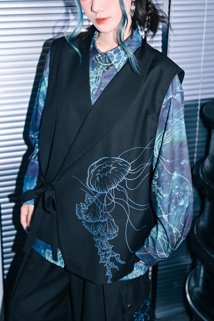 アシンメトリーレイヤードベスト