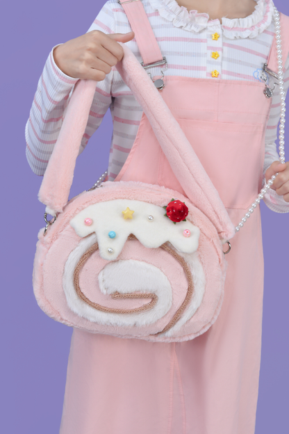 ロールケーキロリータクロスボディバッグ