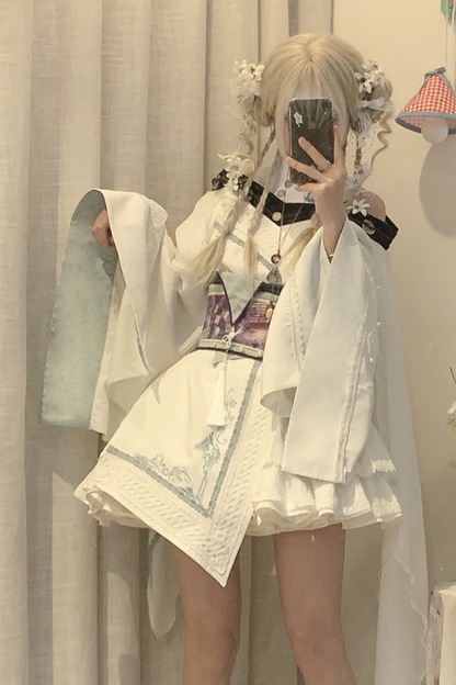 Dragon's Breath Lolita Dress + Corset + Fake Collar