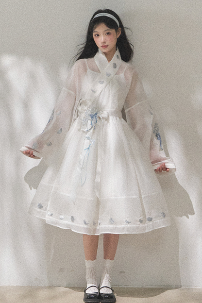 ピュアホワイトチャイナドレス+ベルト