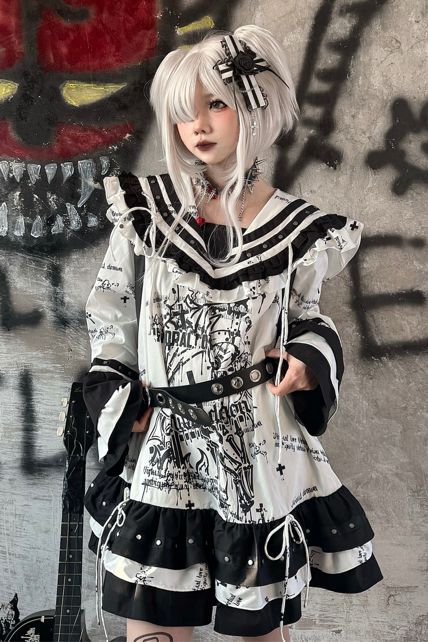 ダークサブカルチャーベイブスセーラードレス