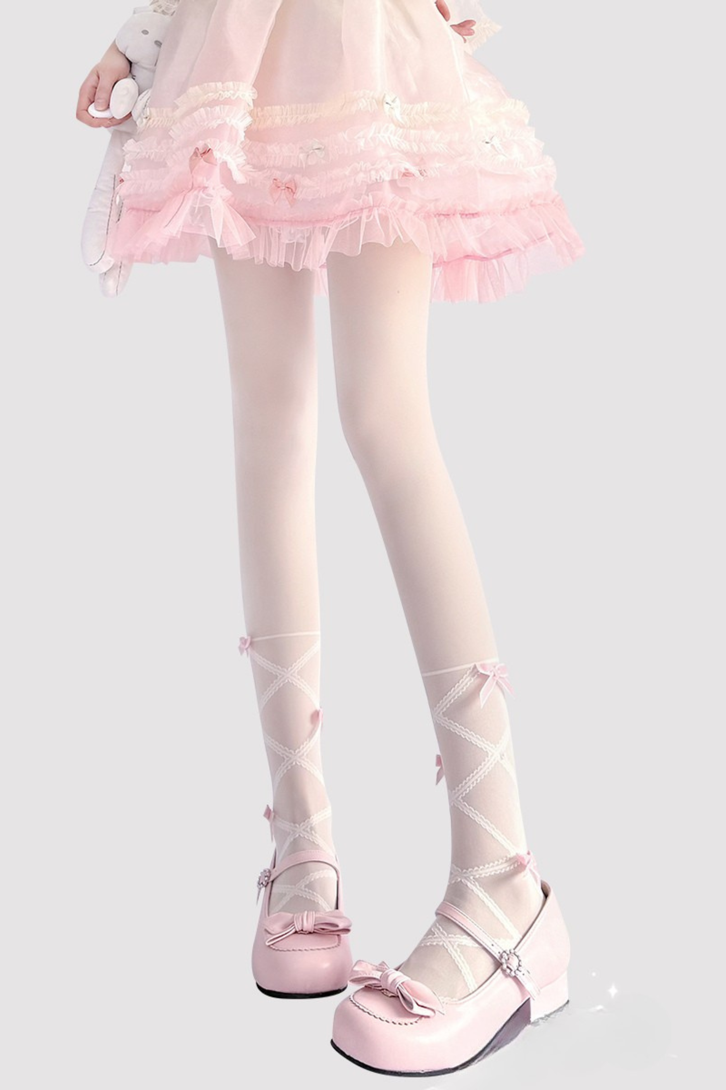 リボンピュアパールシアータイツ