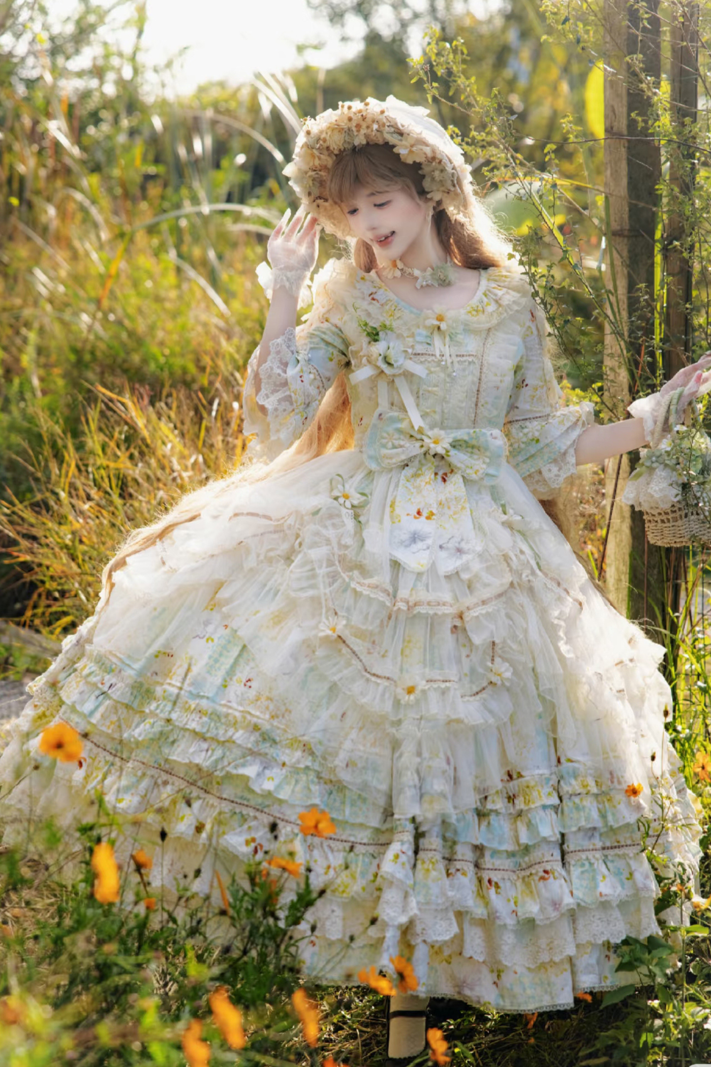 リトルデイジープリンセスロリータドレス