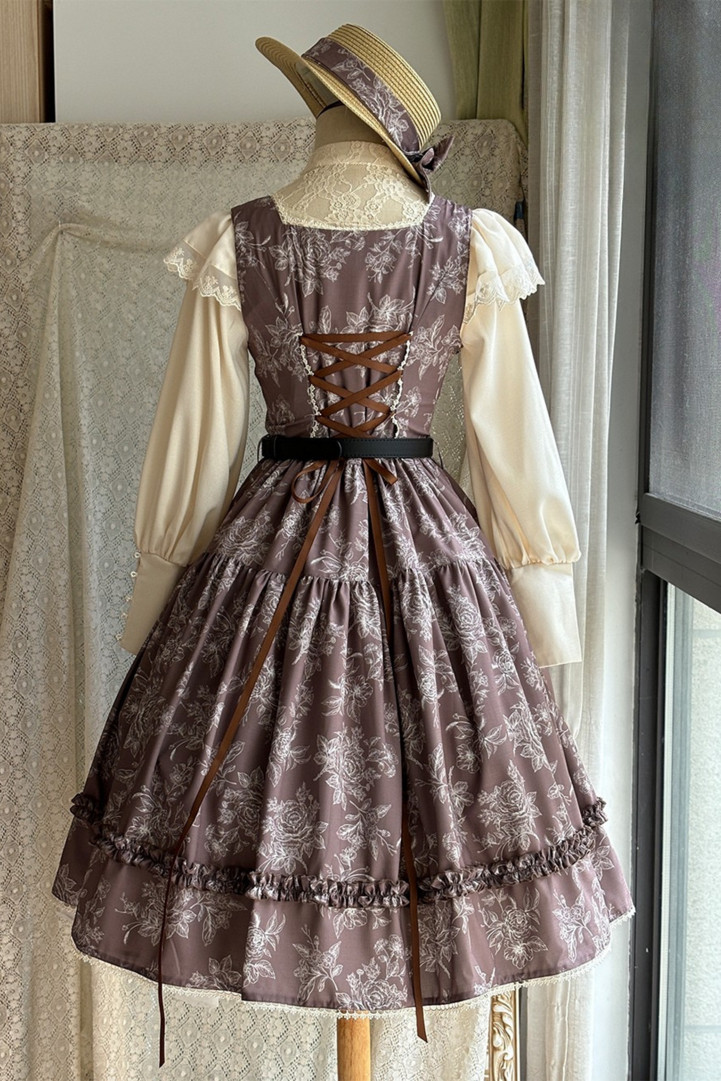 Sketch Wild Rose Elegant Lolita Jumperskirt