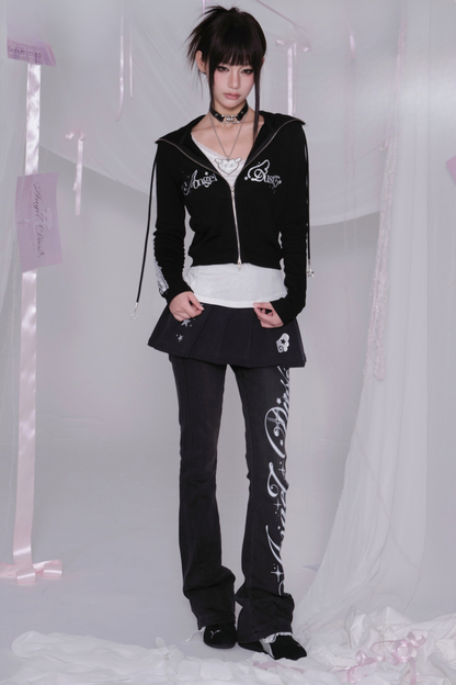 エンジェルストーンロゴY2Kパーカー