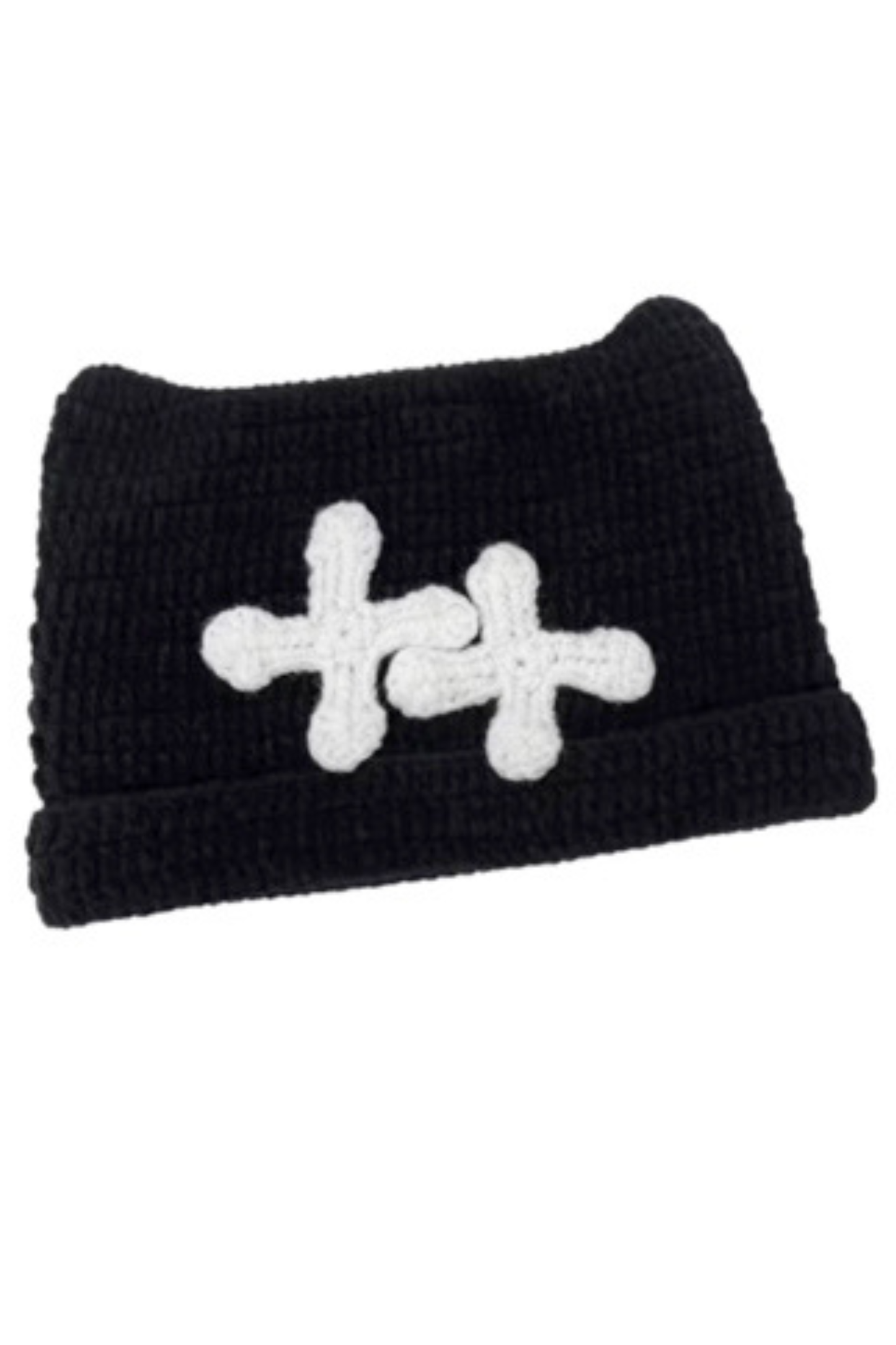 Black Cat Ear Knit Sweater