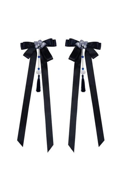 중국 디자인 플라잉 슬리브 로리타 원피스 + 리본