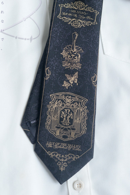 dark college tie