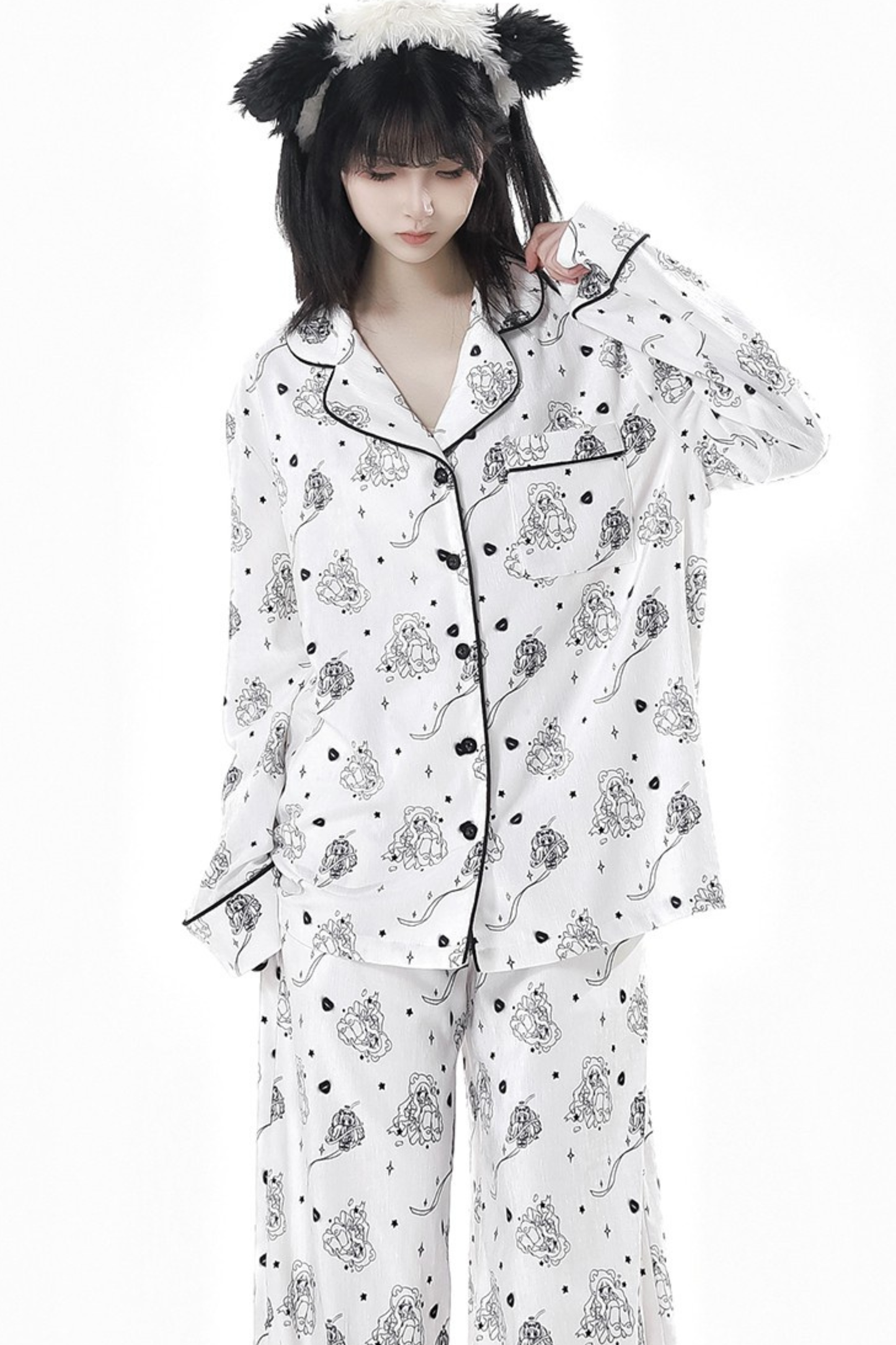 Chic Girl Stick Home Tops + Pants