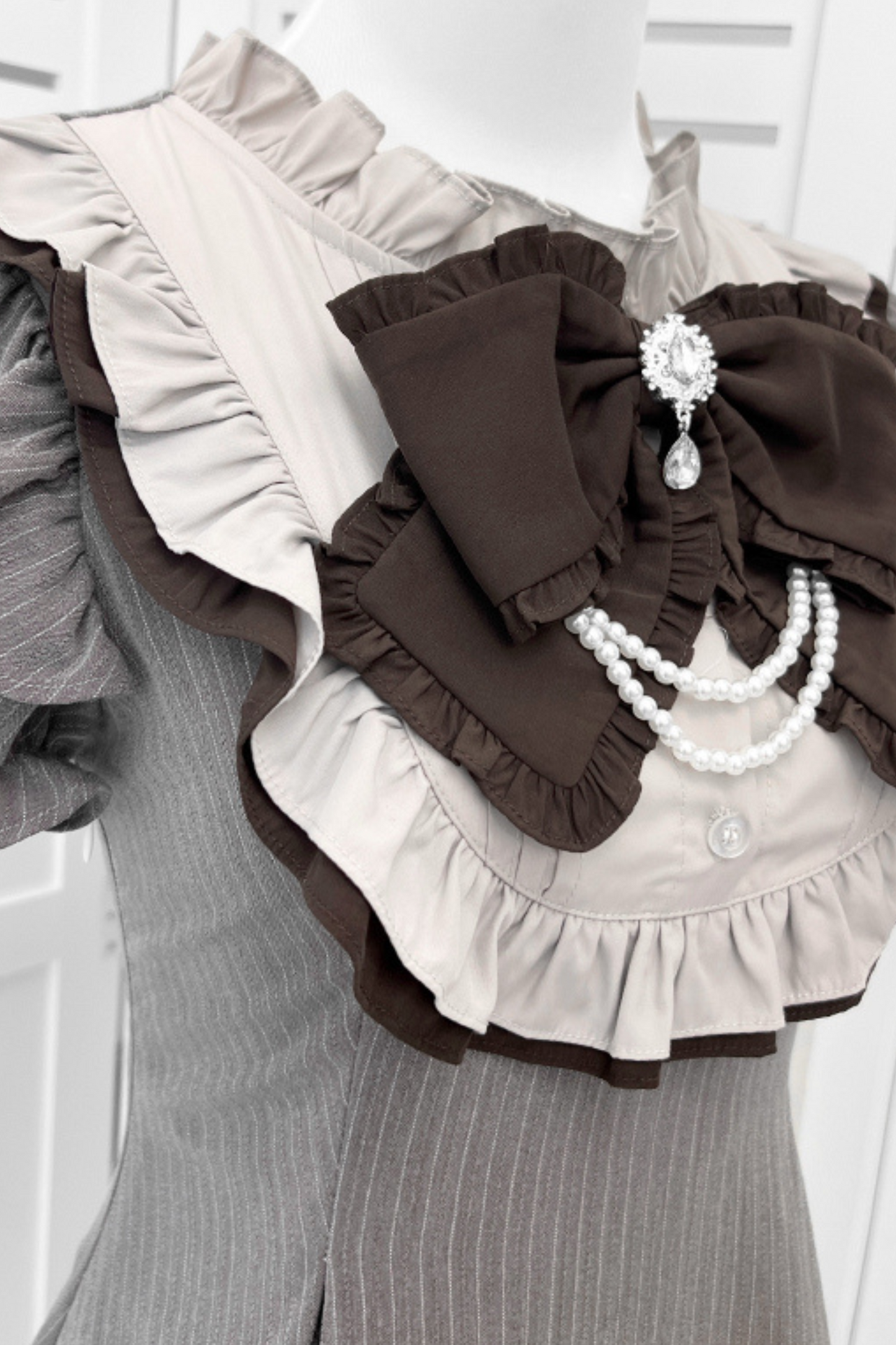 リボン地雷ダークサブカルチャーワンピース